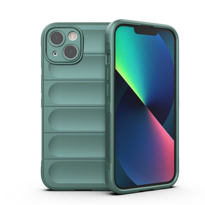 Apple iPhone 13 Magic Shield TPU + Flannel Protective Phone Case Cover, Shockproof Scratch Resistant