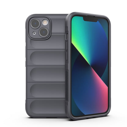 Apple iPhone 13 Magic Shield TPU + Flannel Protective Phone Case Cover, Shockproof Scratch Resistant