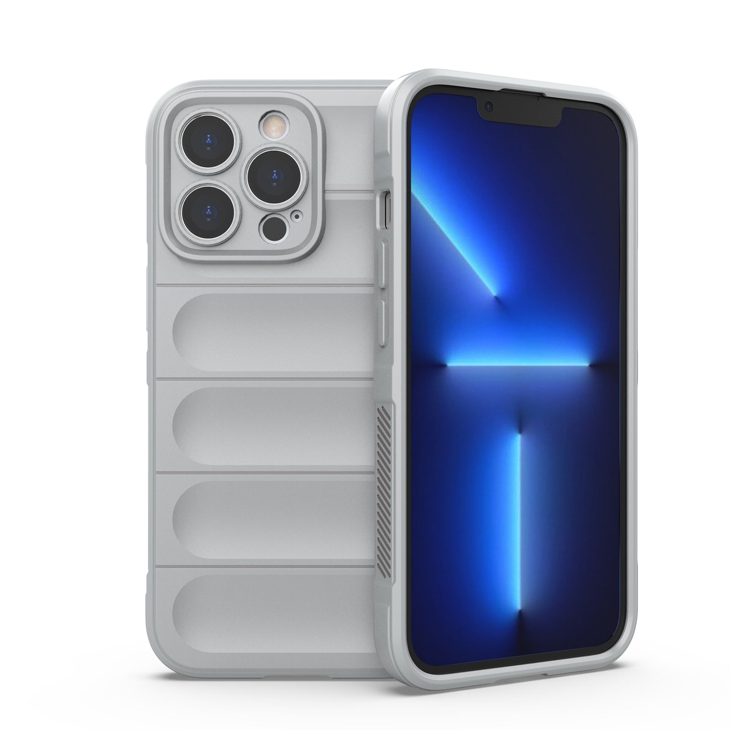 Apple iPhone 13 Pro Magic Shield TPU + Flannel Protective Phone Case Cover, Shockproof Scratch Resistant