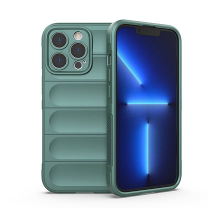Apple iPhone 13 Pro Magic Shield TPU + Flannel Protective Phone Case Cover, Shockproof Scratch Resistant
