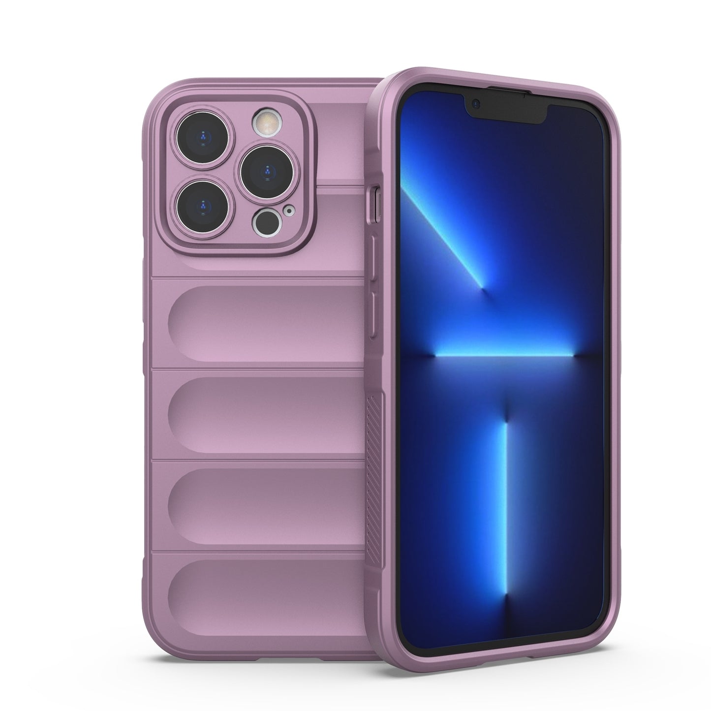 Apple iPhone 13 Pro Magic Shield TPU + Flannel Protective Phone Case Cover, Shockproof Scratch Resistant