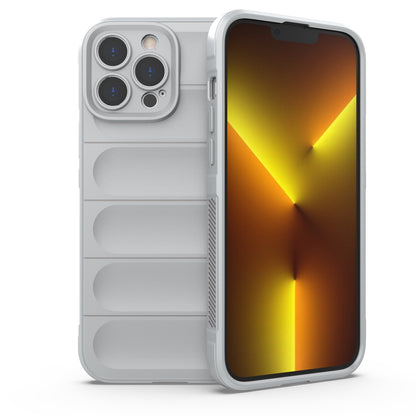 Apple iPhone 13 Pro Max Magic Shield TPU + Flannel Protective Phone Case Cover, Shockproof Scratch Resistant