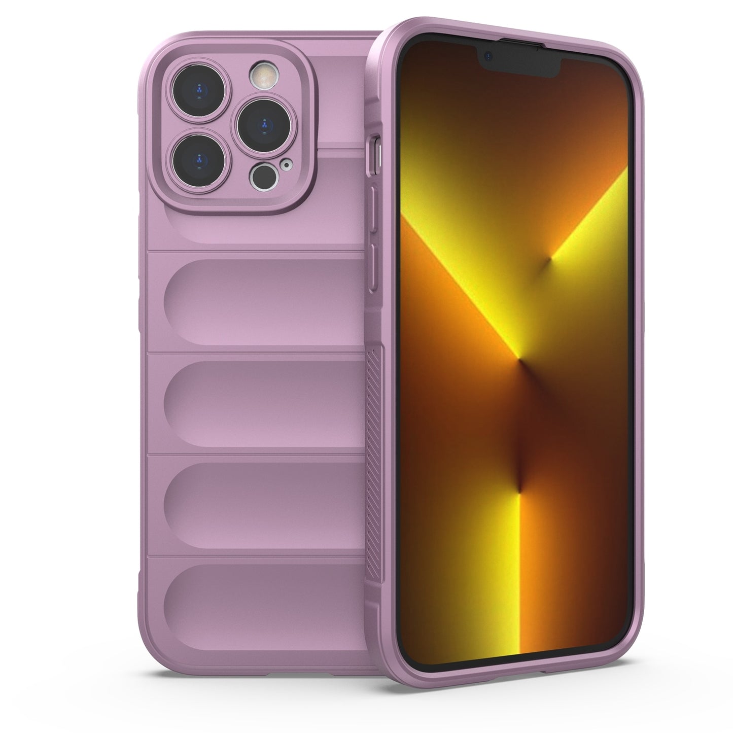 Apple iPhone 13 Pro Max Magic Shield TPU + Flannel Protective Phone Case Cover, Shockproof Scratch Resistant