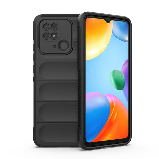 Xiaomi Redmi 10C Magic Shield TPU + Flannel Protective Phone Case Cover, Shockproof Scratch Resistant