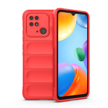 Xiaomi Redmi 10C Magic Shield TPU + Flannel Protective Phone Case Cover, Shockproof Scratch Resistant