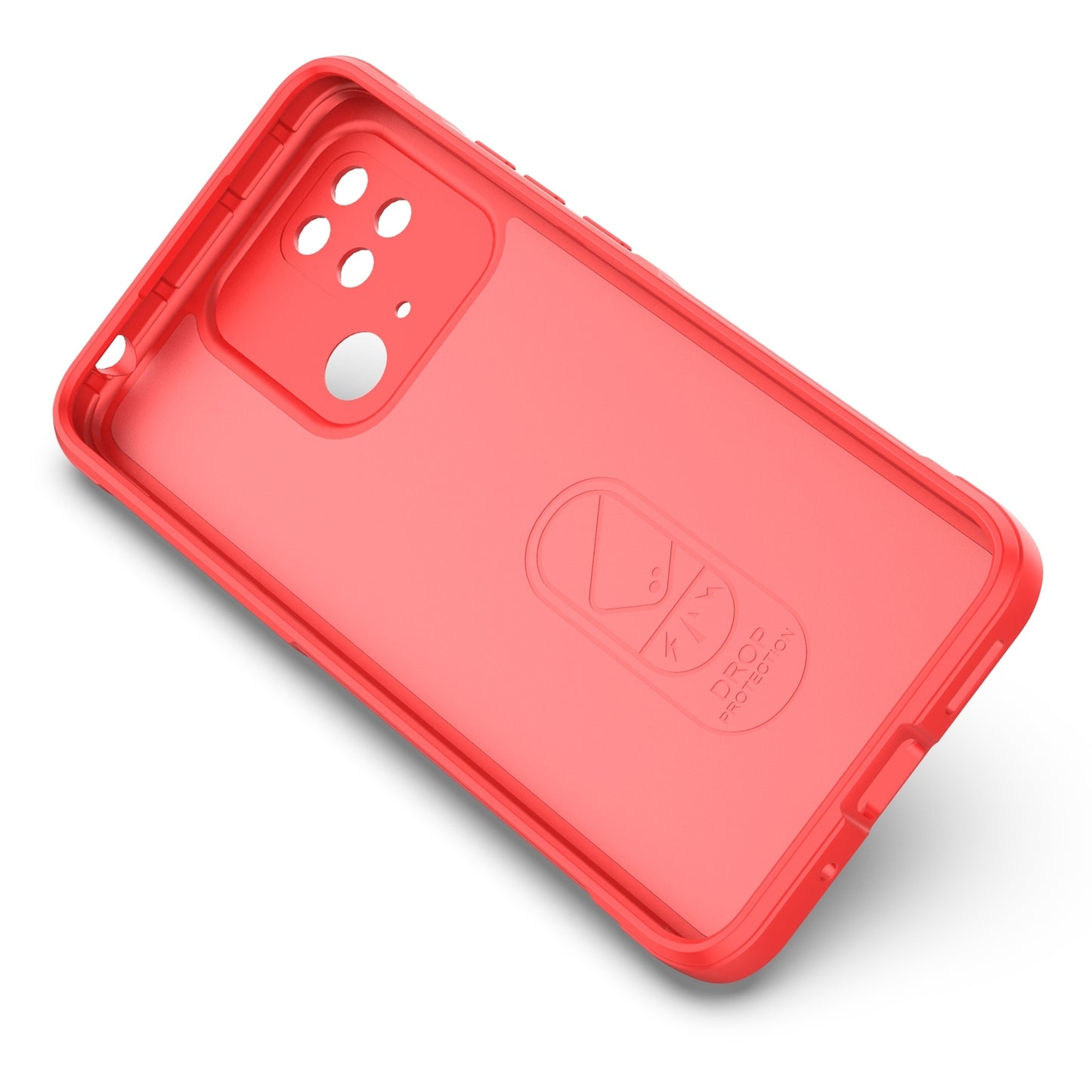 Xiaomi Redmi 10C Magic Shield TPU + Flannel Protective Phone Case Cover, Shockproof Scratch Resistant
