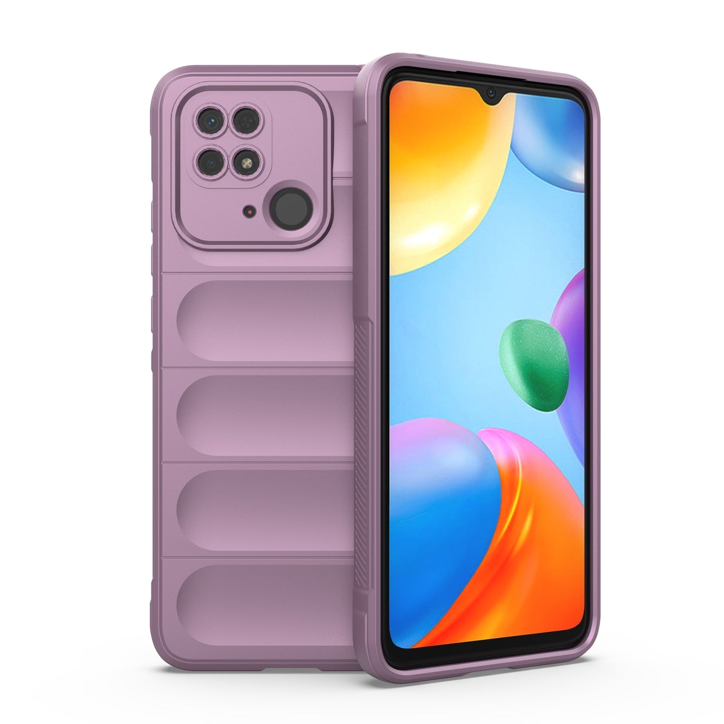 Xiaomi Redmi 10C Magic Shield TPU + Flannel Protective Phone Case Cover, Shockproof Scratch Resistant