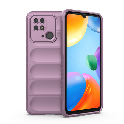 Xiaomi Redmi 10C Magic Shield TPU + Flannel Protective Phone Case Cover, Shockproof Scratch Resistant