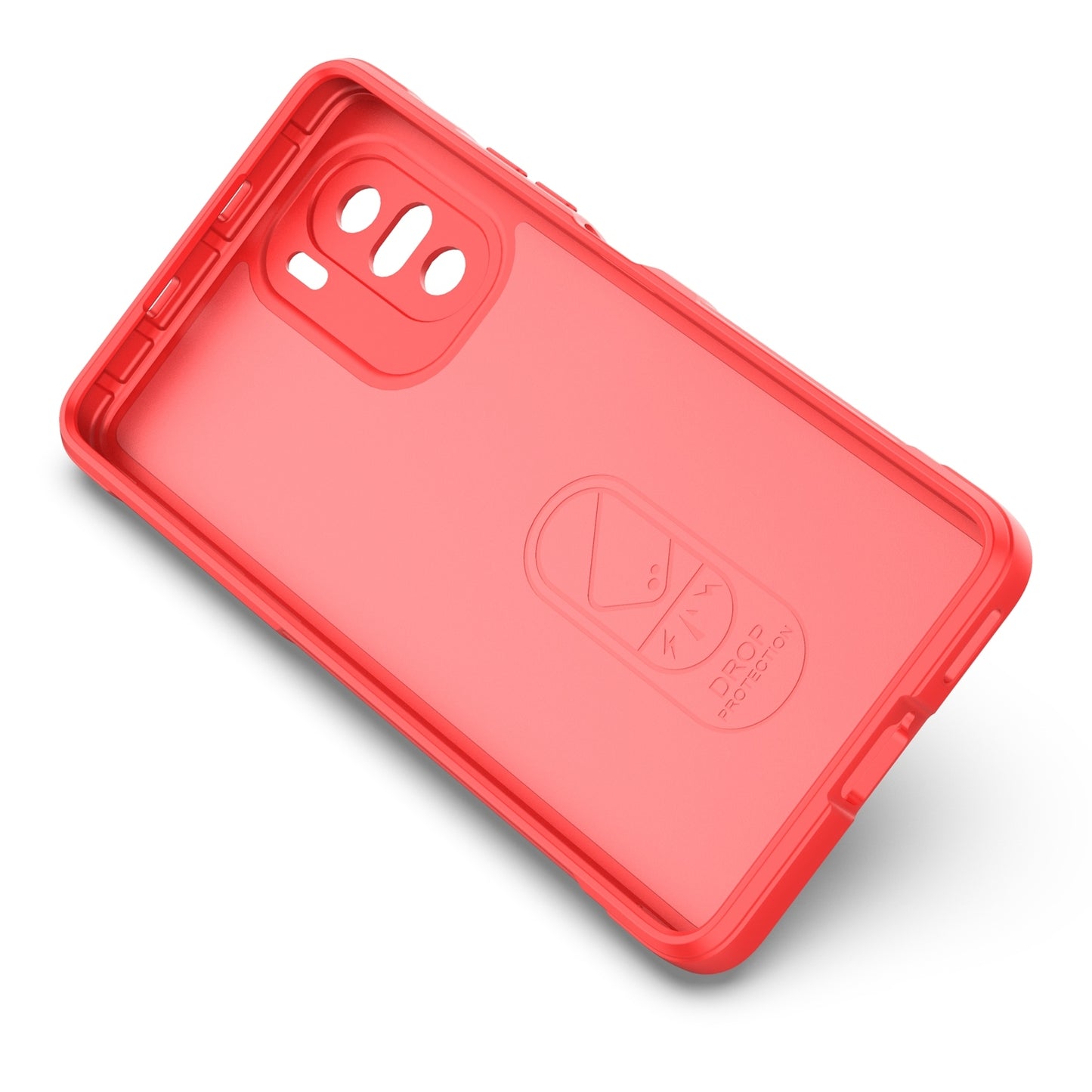 Xiaomi Redmi K40 Magic Shield TPU + Flannel Protective Phone Case Cover, Shockproof Scratch Resistant