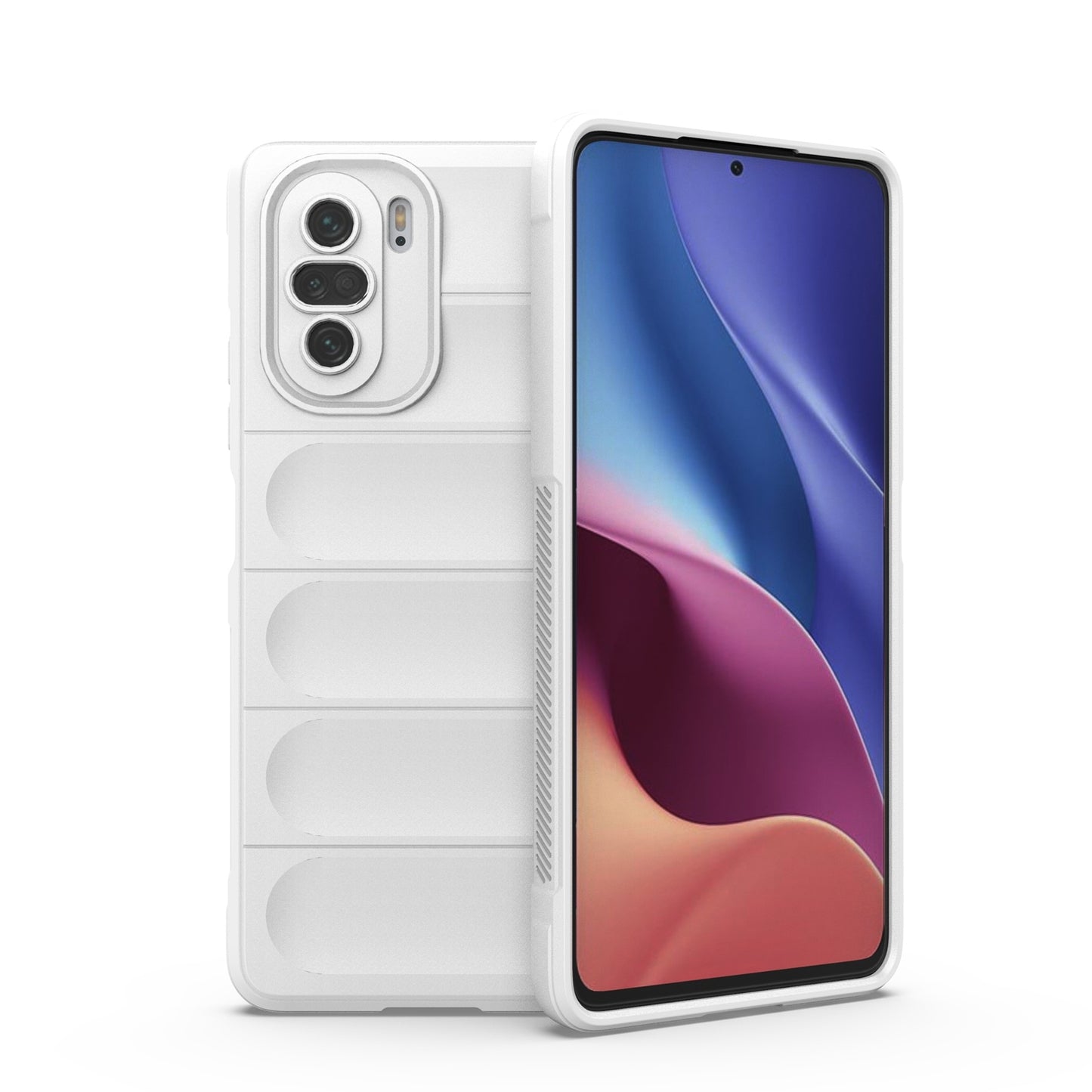 Xiaomi Redmi K40 Magic Shield TPU + Flannel Protective Phone Case Cover, Shockproof Scratch Resistant