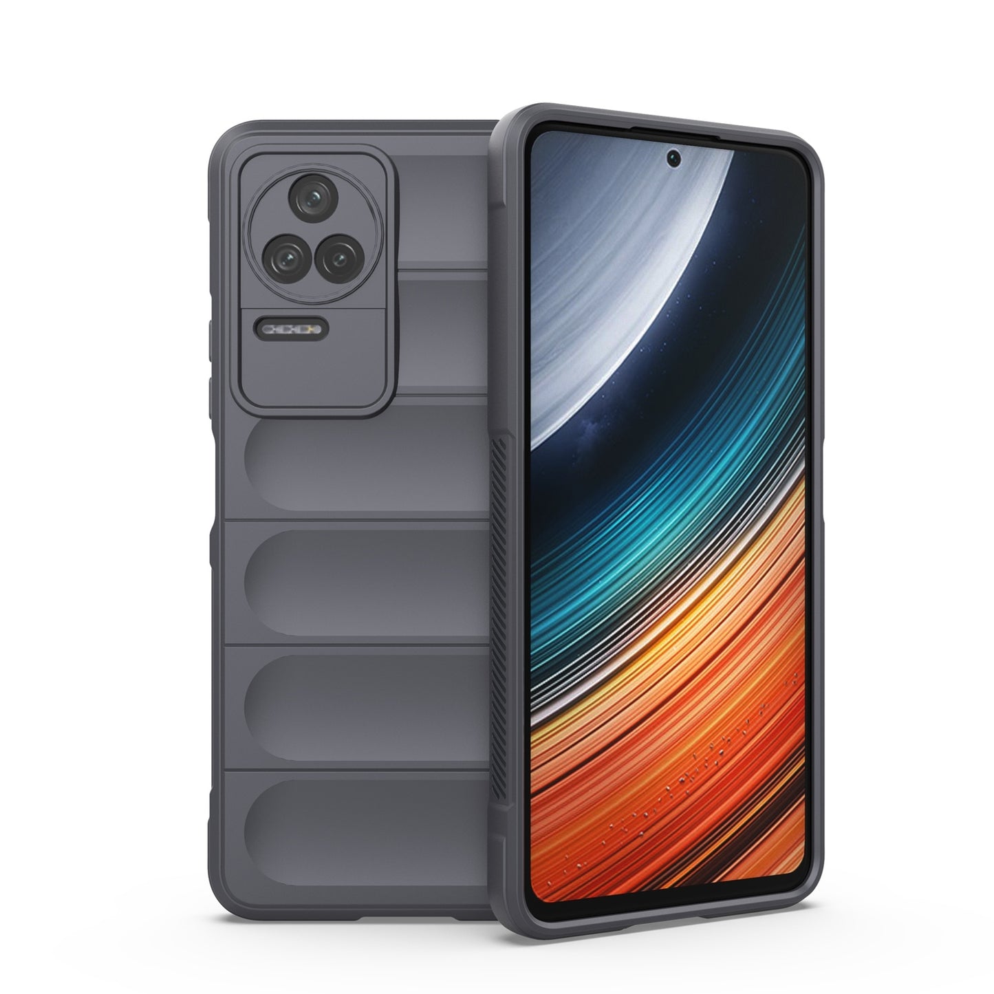 Xiaomi Redmi K40S Magic Shield TPU + Flannel Protective Phone Case Cover, Shockproof Scratch Resistant
