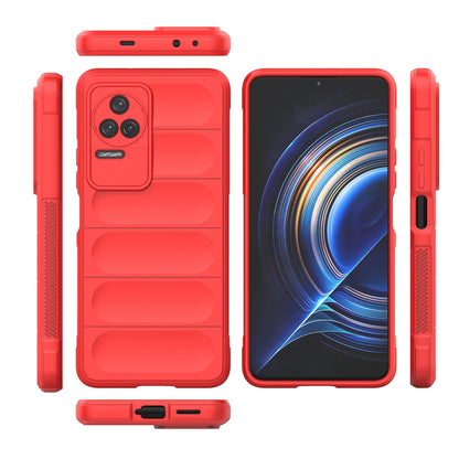 Xiaomi Redmi K50 Pro Magic Shield TPU + Flannel Protective Phone Case Cover, Shockproof Scratch Resistant