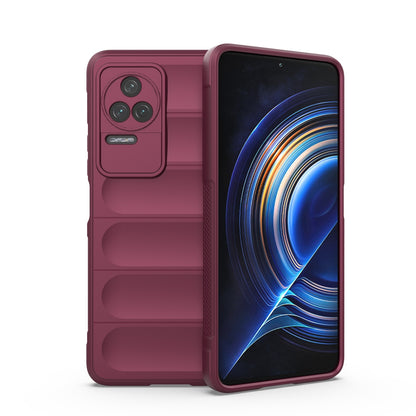 Xiaomi Redmi K50 Pro Magic Shield TPU + Flannel Protective Phone Case Cover, Shockproof Scratch Resistant