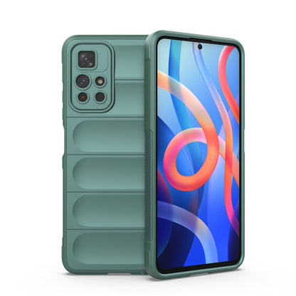 Xiaomi Redmi Note 11 5G Magic Shield TPU + Flannel Protective Phone Case Cover, Shockproof Scratch Resistant