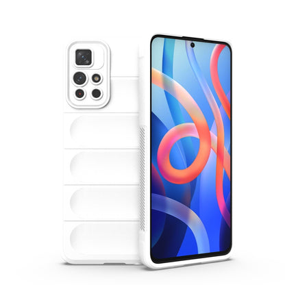 Xiaomi Redmi Note 11 5G Magic Shield TPU + Flannel Protective Phone Case Cover, Shockproof Scratch Resistant