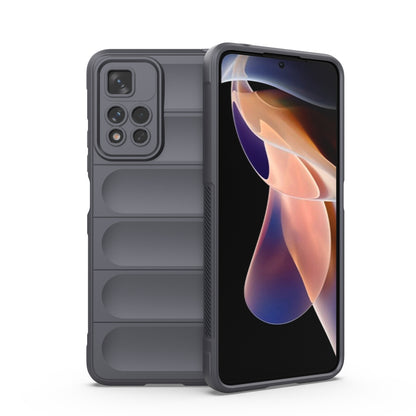 Xiaomi Redmi Note 11 Pro 5G Magic Shield TPU + Flannel Protective Phone Case Cover, Shockproof Scratch Resistant