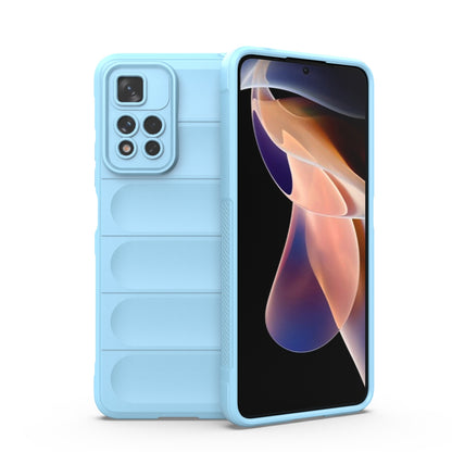 Xiaomi Redmi Note 11 Pro 5G Magic Shield TPU + Flannel Protective Phone Case Cover, Shockproof Scratch Resistant