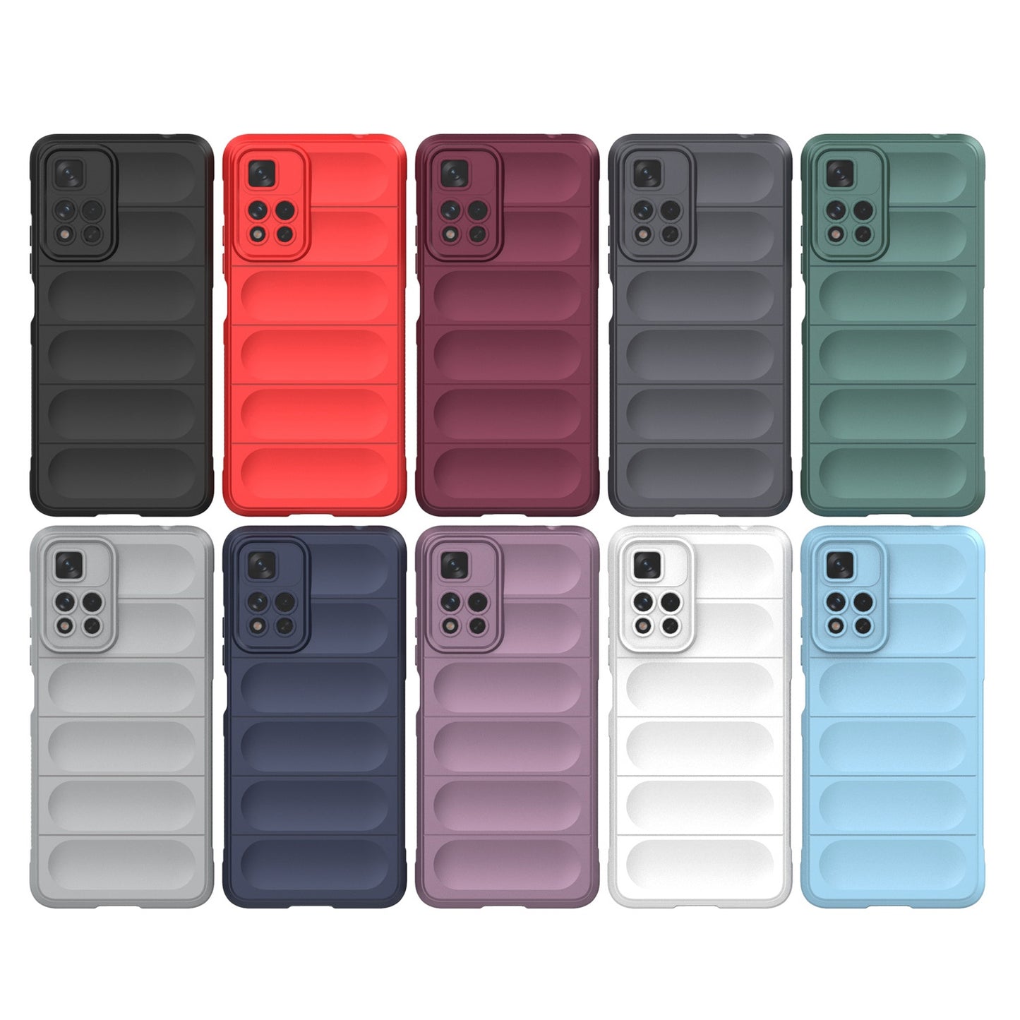 Xiaomi Redmi Note 11 Pro 5G Magic Shield TPU + Flannel Protective Phone Case Cover, Shockproof Scratch Resistant