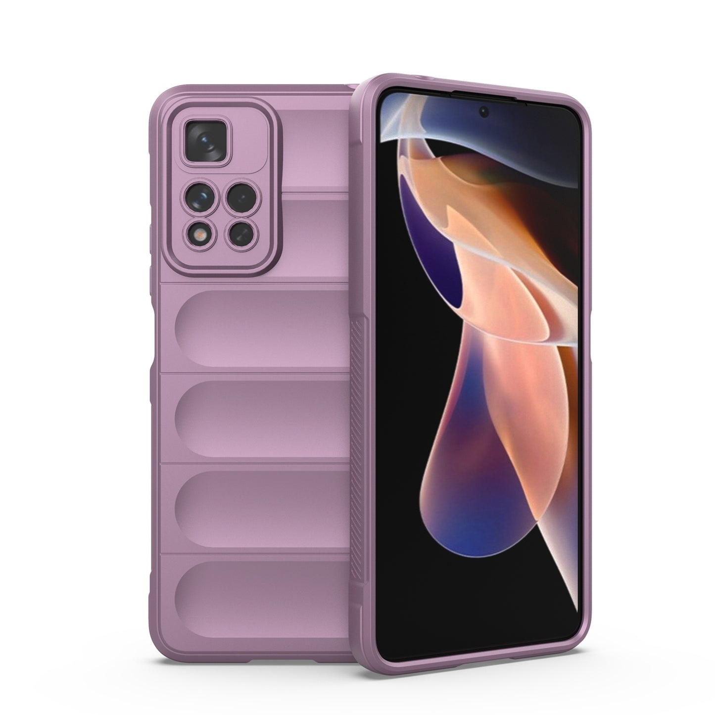 Xiaomi Redmi Note 11 Pro 5G Magic Shield TPU + Flannel Protective Phone Case Cover, Shockproof Scratch Resistant