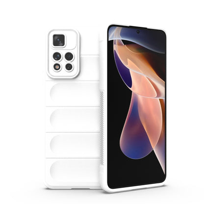 Xiaomi Redmi Note 11 Pro 5G Magic Shield TPU + Flannel Protective Phone Case Cover, Shockproof Scratch Resistant