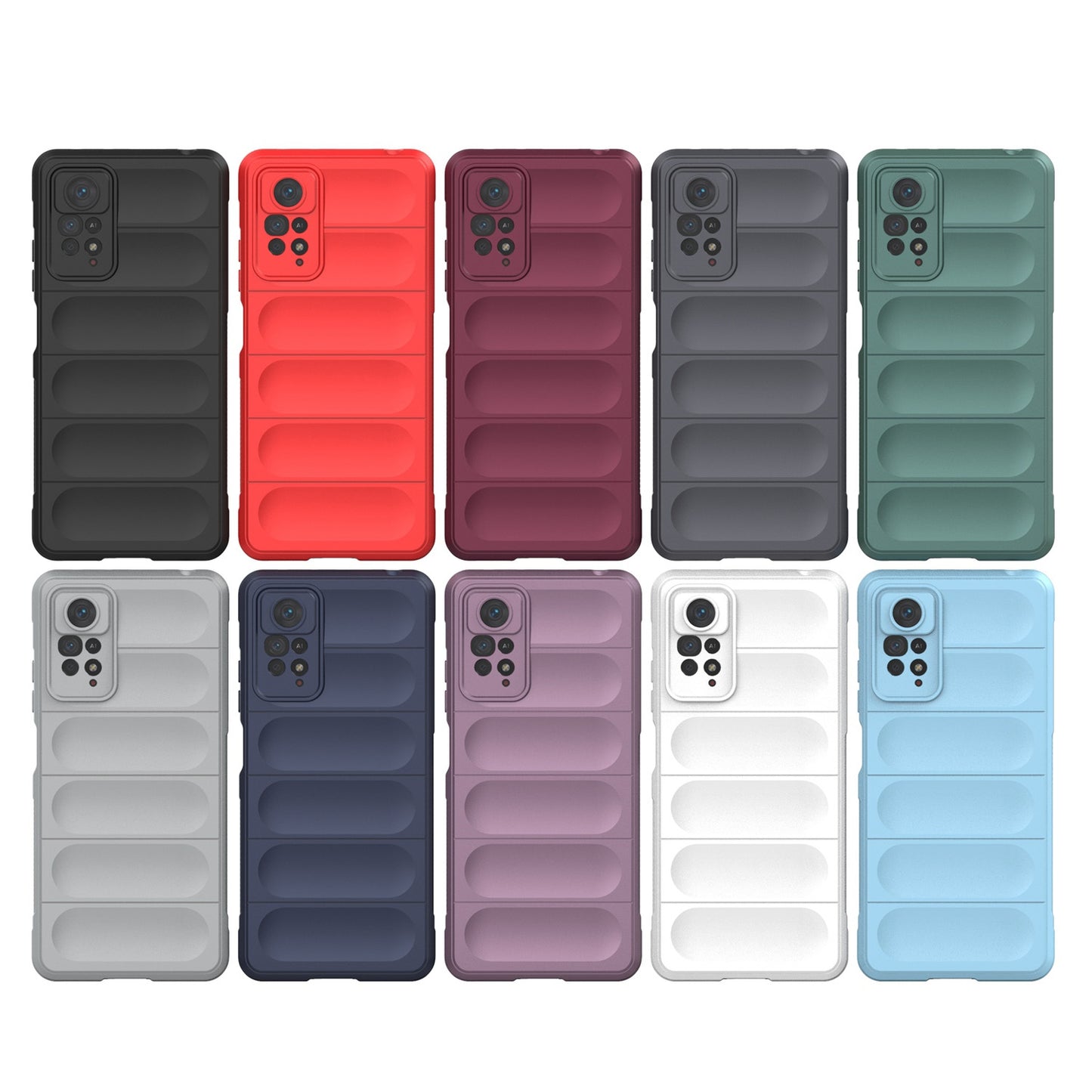 Xiaomi Redmi Note 11 Pro Magic Shield TPU + Flannel Protective Phone Case Cover, Shockproof Scratch Resistant