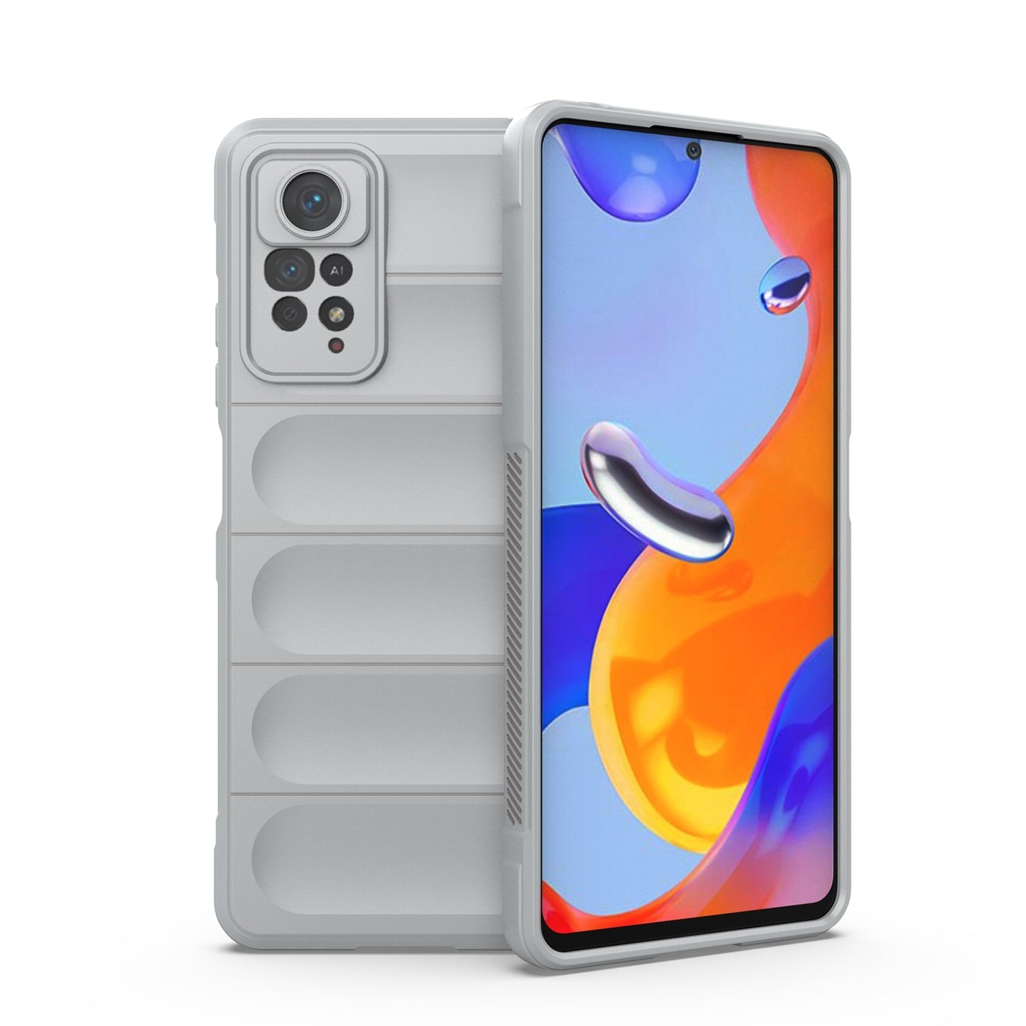 Xiaomi Redmi Note 11 Pro Magic Shield TPU + Flannel Protective Phone Case Cover, Shockproof Scratch Resistant