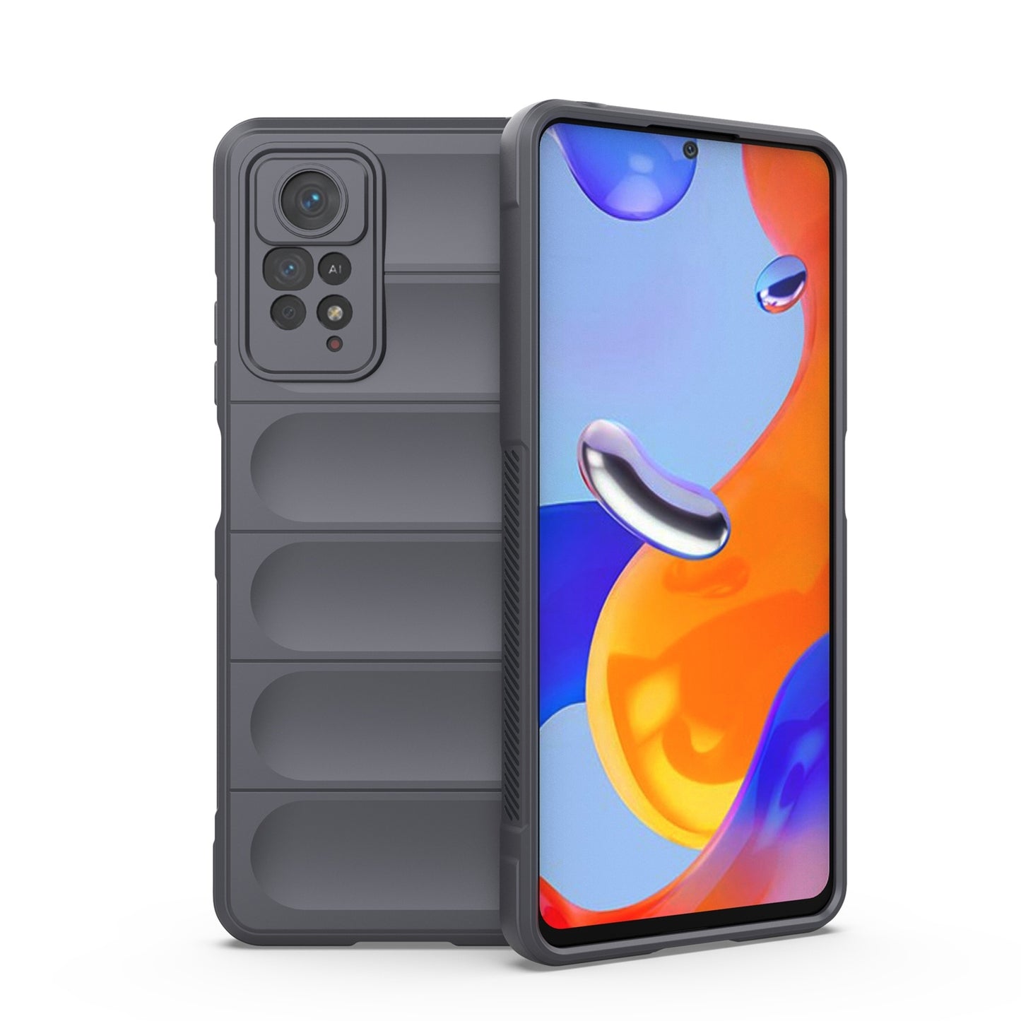 Xiaomi Redmi Note 11 Pro Magic Shield TPU + Flannel Protective Phone Case Cover, Shockproof Scratch Resistant