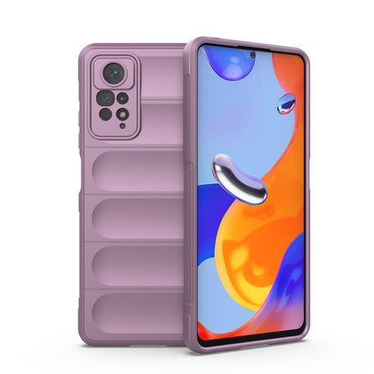Xiaomi Redmi Note 11 Pro Magic Shield TPU + Flannel Protective Phone Case Cover, Shockproof Scratch Resistant