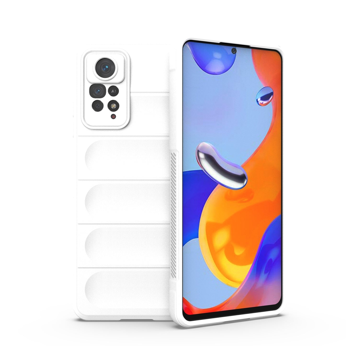 Xiaomi Redmi Note 11 Pro Magic Shield TPU + Flannel Protective Phone Case Cover, Shockproof Scratch Resistant