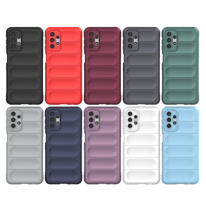 Samsung Galaxy A13 5G Magic Shield TPU + Flannel Protective Phone Case Cover, Shockproof Scratch Resistant