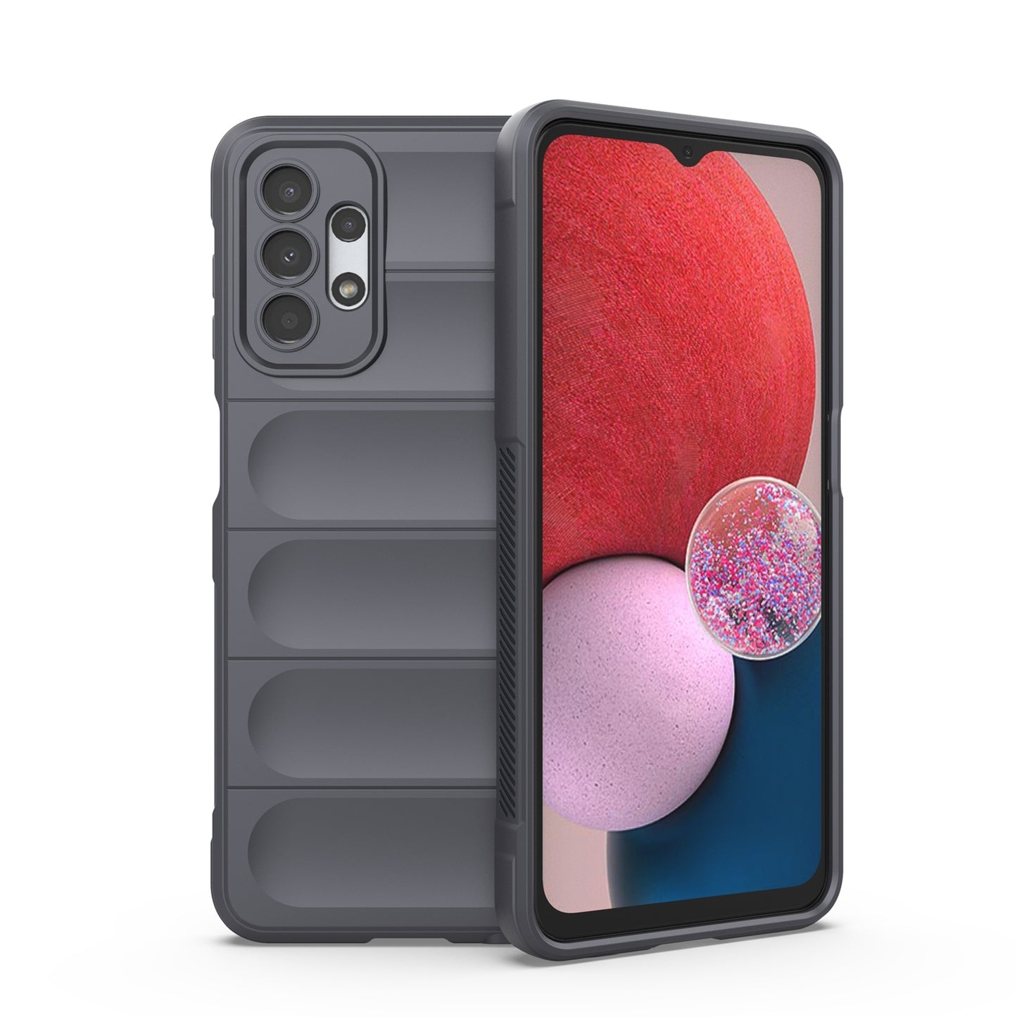 Samsung Galaxy A13 4G Magic Shield TPU + Flannel Protective Phone Case Cover, Shockproof Scratch Resistant