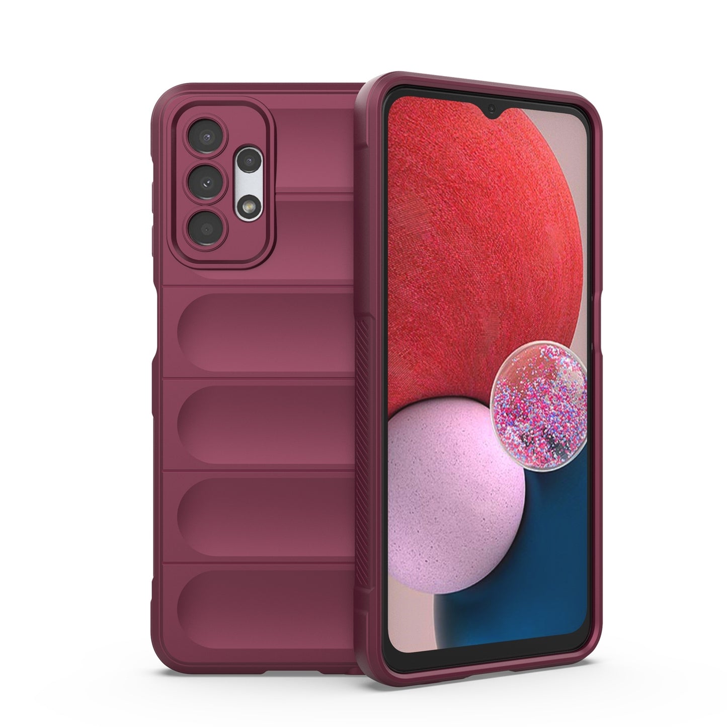 Samsung Galaxy A13 5G Magic Shield TPU + Flannel Protective Phone Case Cover, Shockproof Scratch Resistant