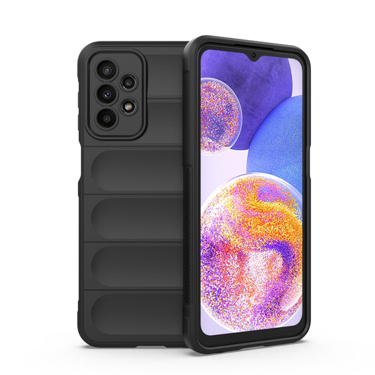 Samsung Galaxy A23 Magic Shield TPU + Flannel Protective Phone Case Cover, Shockproof Scratch Resistant