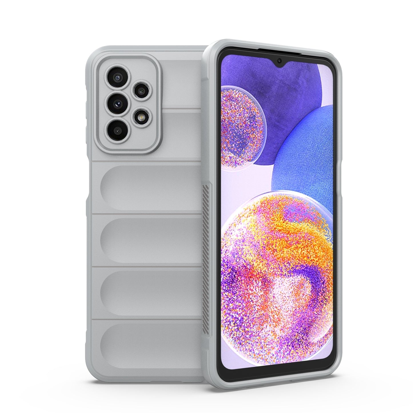 Samsung Galaxy A23 Magic Shield TPU + Flannel Protective Phone Case Cover, Shockproof Scratch Resistant