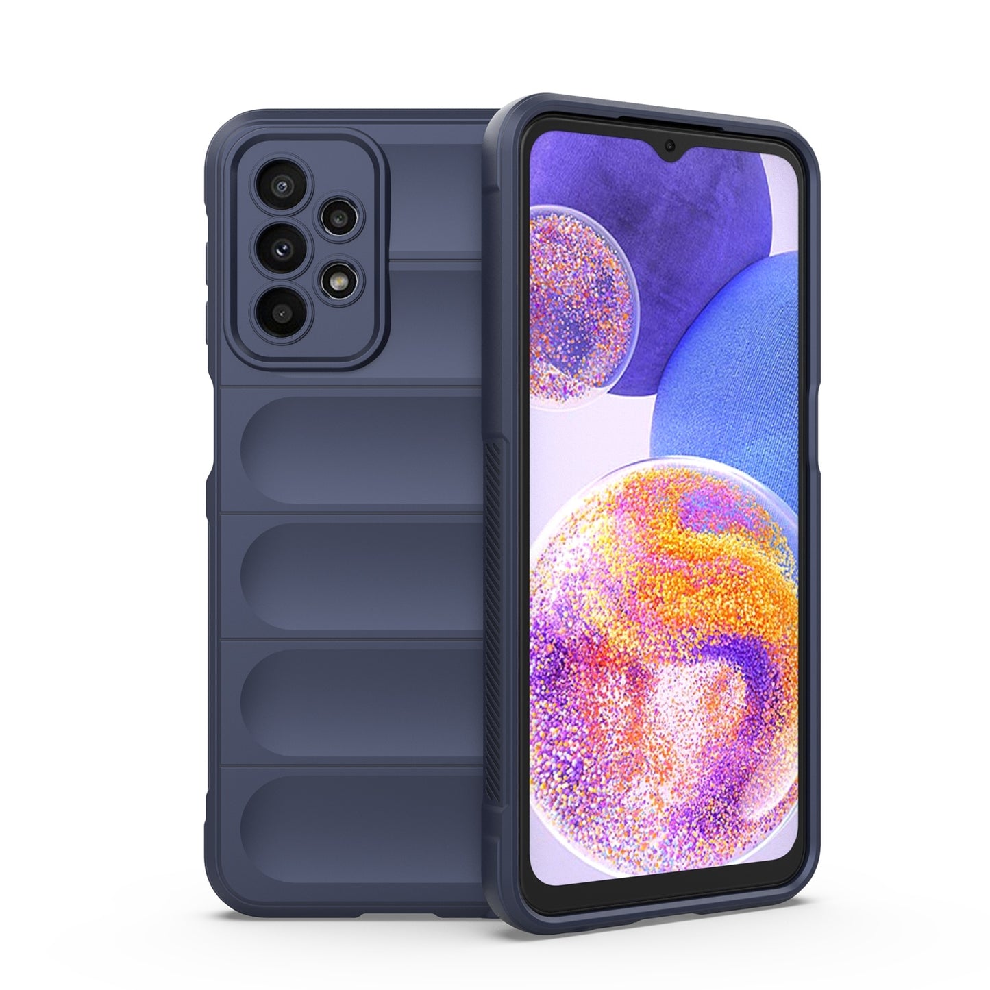 Samsung Galaxy A23 Magic Shield TPU + Flannel Protective Phone Case Cover, Shockproof Scratch Resistant