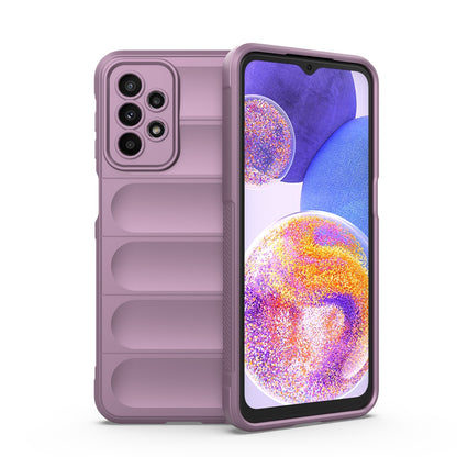 Samsung Galaxy A23 Magic Shield TPU + Flannel Protective Phone Case Cover, Shockproof Scratch Resistant
