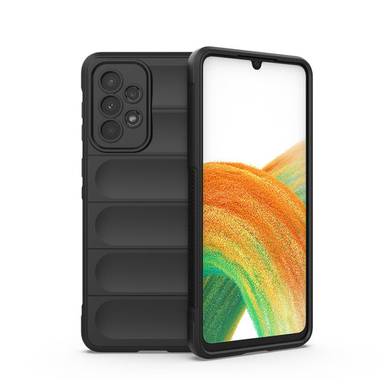 Samsung Galaxy A33 5G Magic Shield TPU + Flannel Protective Phone Case Cover, Shockproof Scratch Resistant