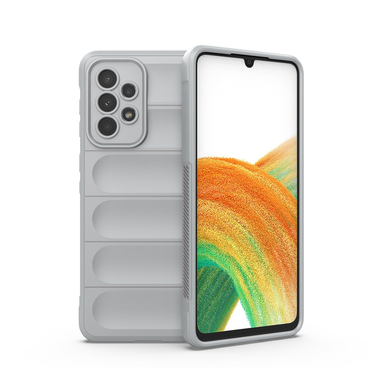 Samsung Galaxy A33 5G Magic Shield TPU + Flannel Protective Phone Case Cover, Shockproof Scratch Resistant