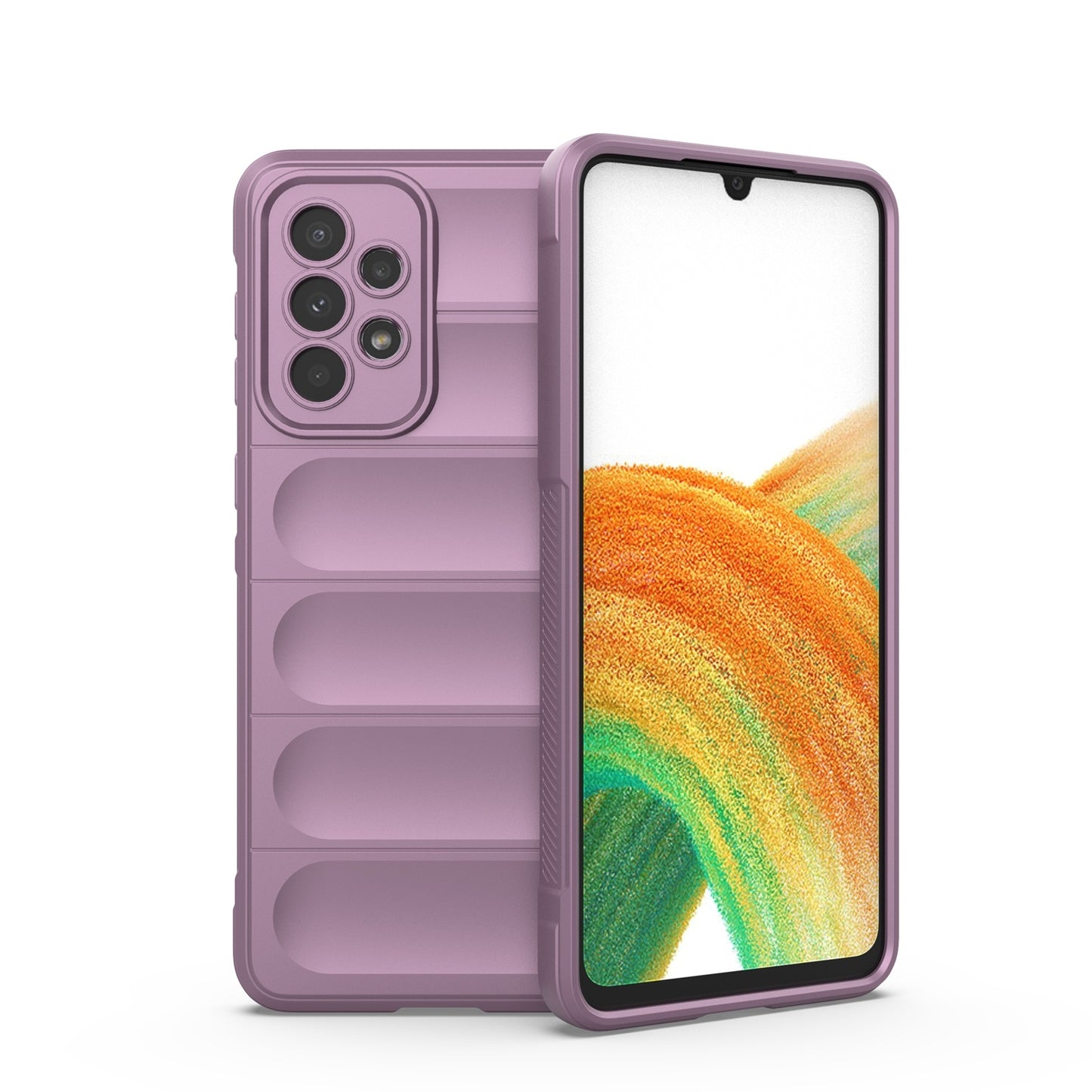 Samsung Galaxy A33 5G Magic Shield TPU + Flannel Protective Phone Case Cover, Shockproof Scratch Resistant