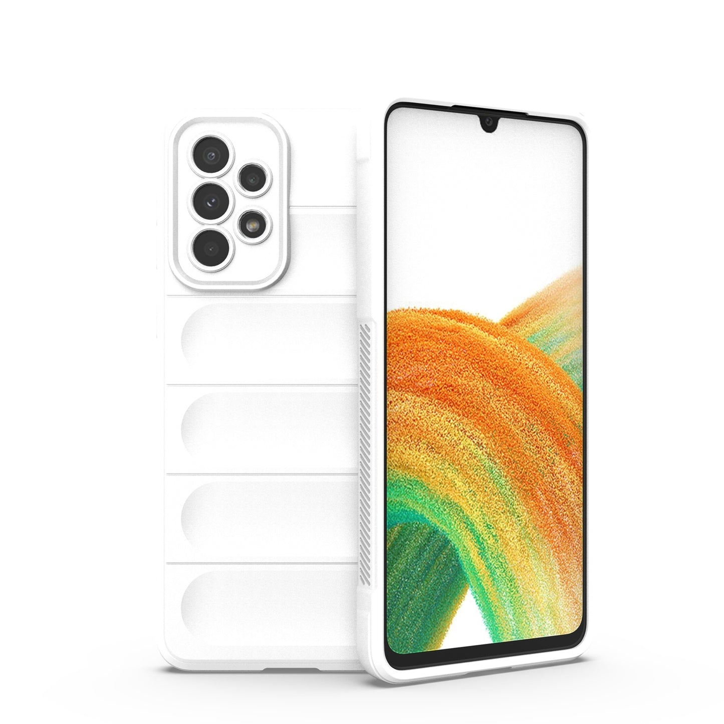 Samsung Galaxy A33 5G Magic Shield TPU + Flannel Protective Phone Case Cover, Shockproof Scratch Resistant
