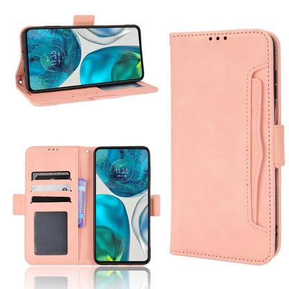 Motorola Moto G52 4G Skin Feel PU Leather Wallet Phone Case with Card Slots, Cash Pocket, Magnetic Closure, Built-In Stand, Full Protection TPU Cover