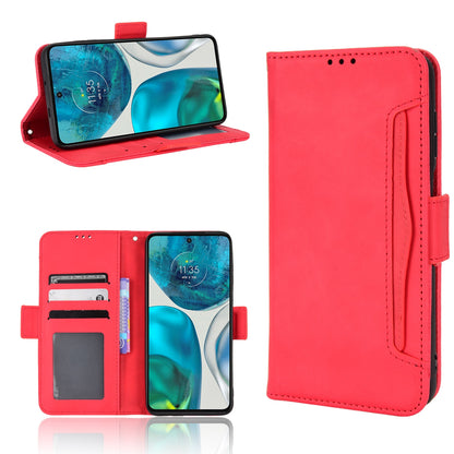 Motorola Moto G52 4G Skin Feel PU Leather Wallet Phone Case with Card Slots, Cash Pocket, Magnetic Closure, Built-In Stand, Full Protection TPU Cover