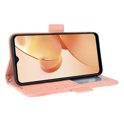 OPPO Realme C31 Skin Feel PU Leather Wallet Phone Case with Card Slots, Cash Pocket, Magnetic Closure, Built-In Stand, Full Protection TPU Cover
