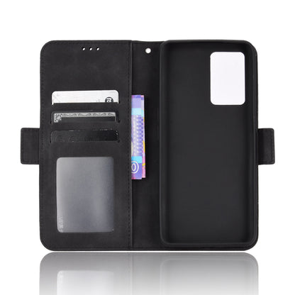 OPPO Realme GT Neo3 Skin Feel PU Leather Wallet Phone Case with Card Slots, Cash Pocket, Magnetic Closure, Built-In Stand, Full Protection TPU Cover