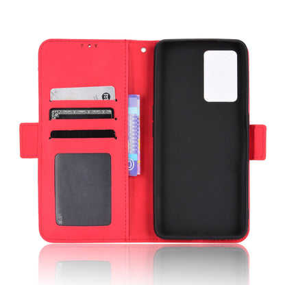OPPO Realme GT Neo3 Skin Feel PU Leather Wallet Phone Case with Card Slots, Cash Pocket, Magnetic Closure, Built-In Stand, Full Protection TPU Cover