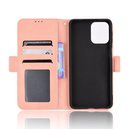 Samsung Galaxy M33 5G Skin Feel PU Leather Wallet Phone Case with Card Slots, Cash Pocket, Magnetic Closure, Built-In Stand, Full Protection TPU Cover