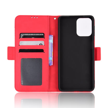 Samsung Galaxy M33 5G Skin Feel PU Leather Wallet Phone Case with Card Slots, Cash Pocket, Magnetic Closure, Built-In Stand, Full Protection TPU Cover
