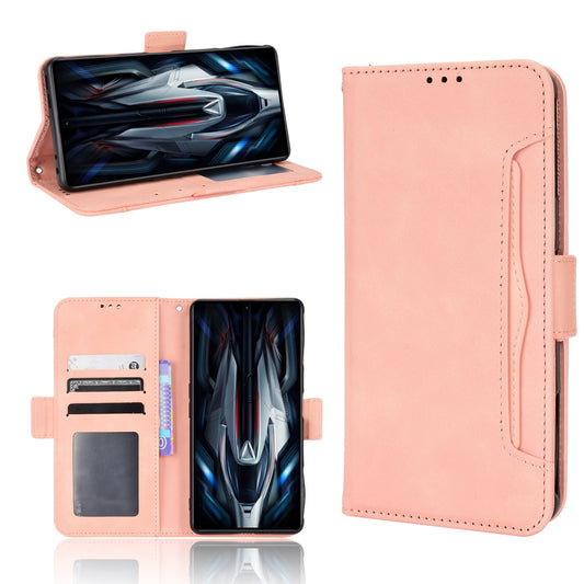 Xiaomi Redmi K50 Gaming Skin Feel PU Leather Wallet Phone Case with Card Slots, Cash Pocket, Magnetic Closure, Built-In Stand, Full Protection TPU Cover