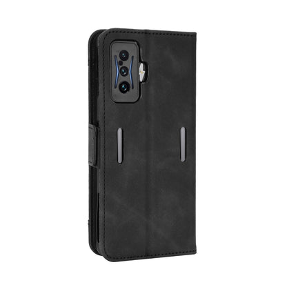 Xiaomi Poco F4 GT Skin Feel PU Leather Wallet Phone Case with Card Slots, Cash Pocket, Magnetic Closure, Built-In Stand, Full Protection TPU Cover