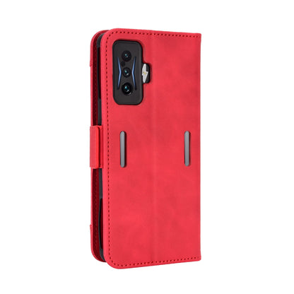 Xiaomi Poco F4 GT Skin Feel PU Leather Wallet Phone Case with Card Slots, Cash Pocket, Magnetic Closure, Built-In Stand, Full Protection TPU Cover
